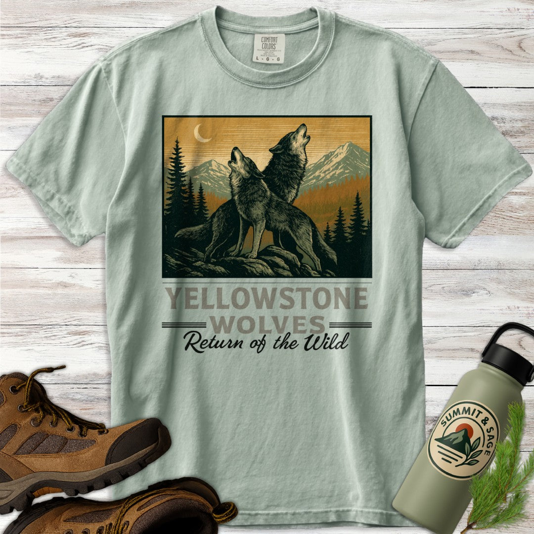 Yellowstone Wolves Return Wild T-Shirt