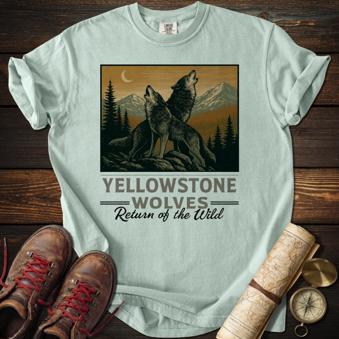 Yellowstone Wolves Return Wild T-Shirt