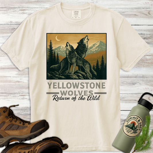 Yellowstone Wolves Return Wild T-Shirt