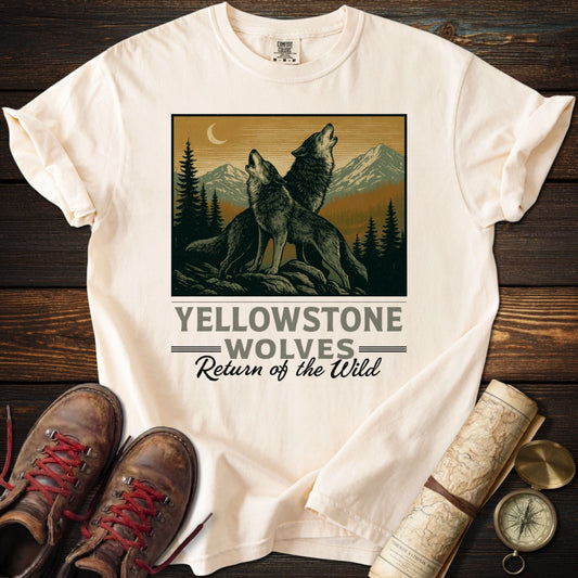 Yellowstone Wolves Return Wild T-Shirt