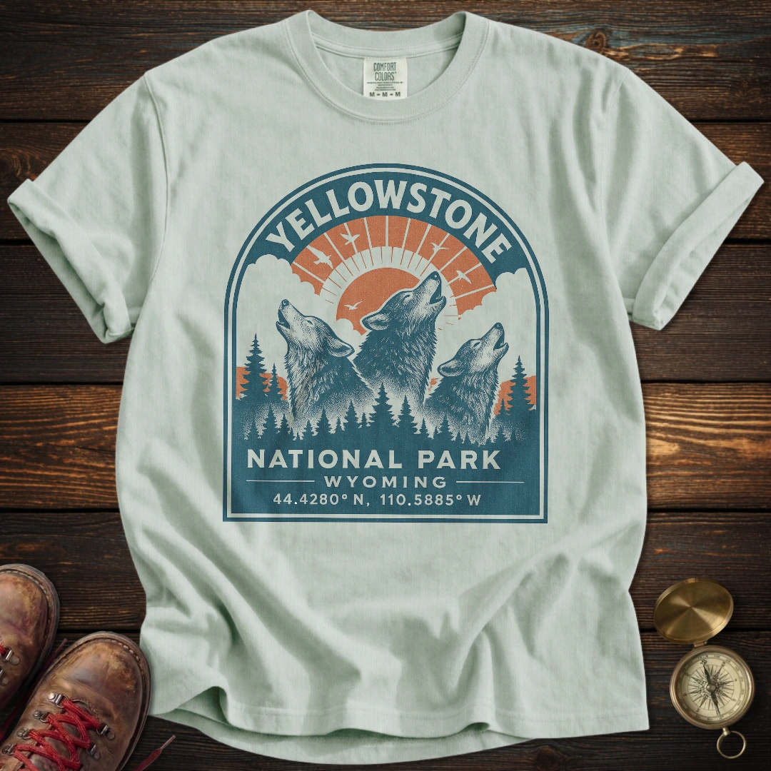 Vintage Yellowstone Wolf T-Shirt