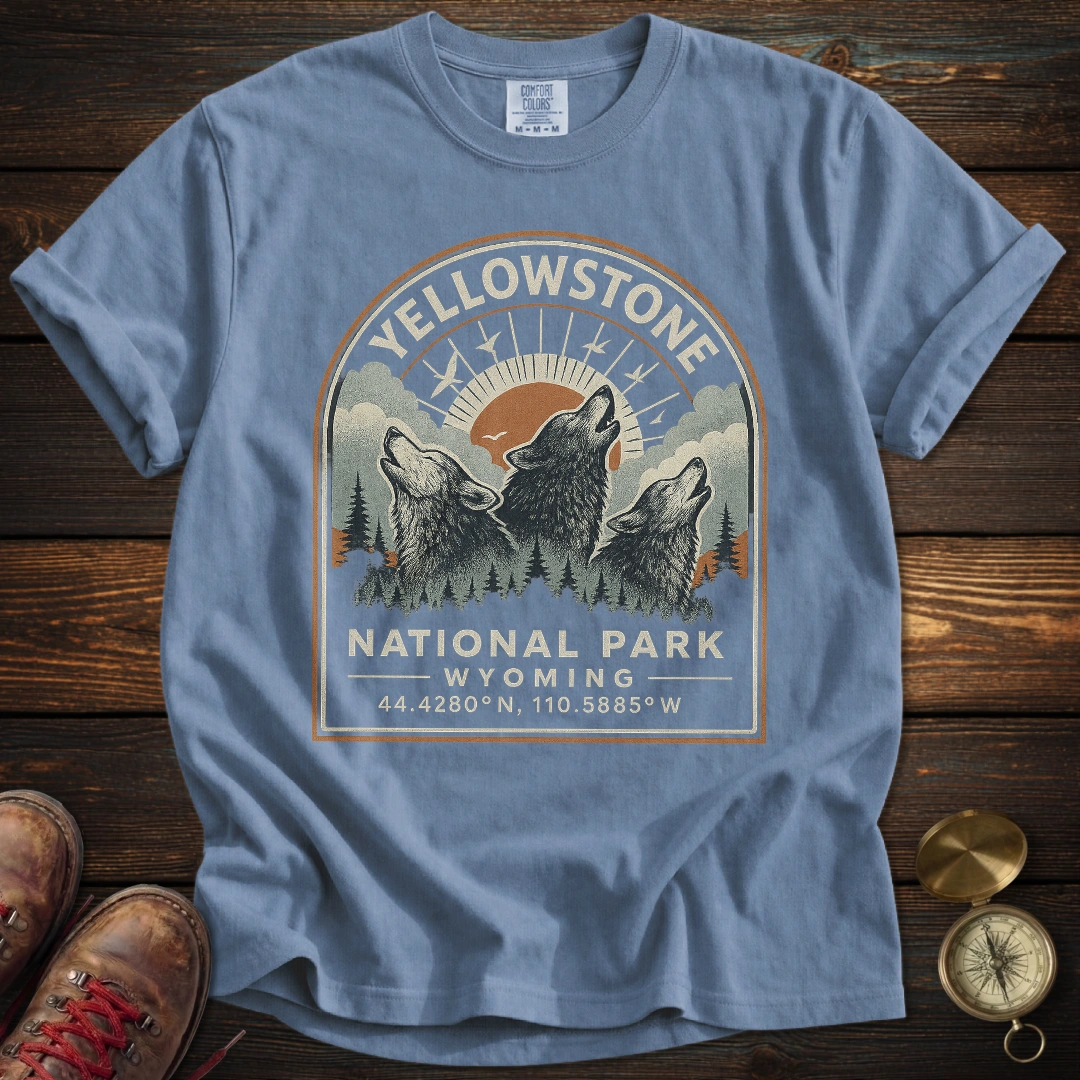 Vintage Yellowstone Wolf T-Shirt