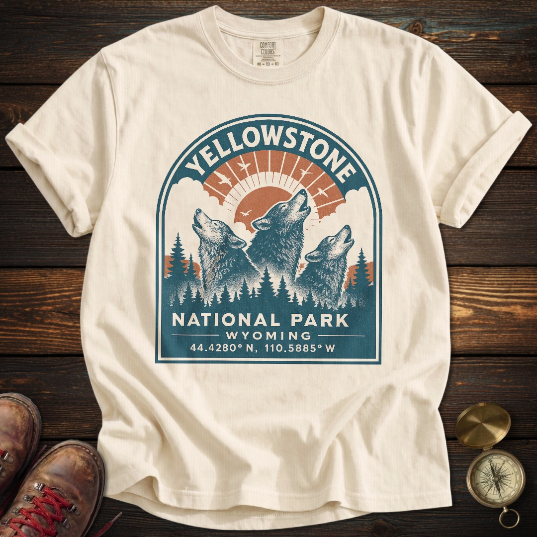 Vintage Yellowstone Wolf T-Shirt