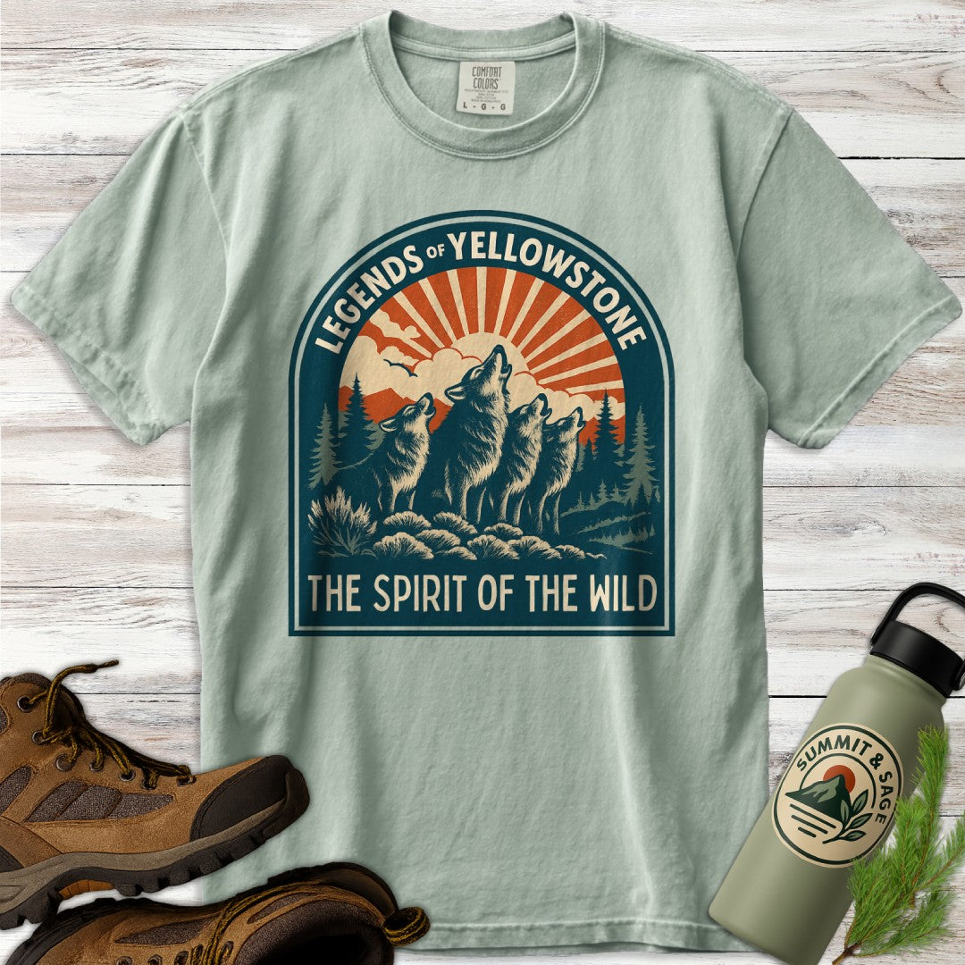 Legends of Yellowstone Wolf T-Shirt