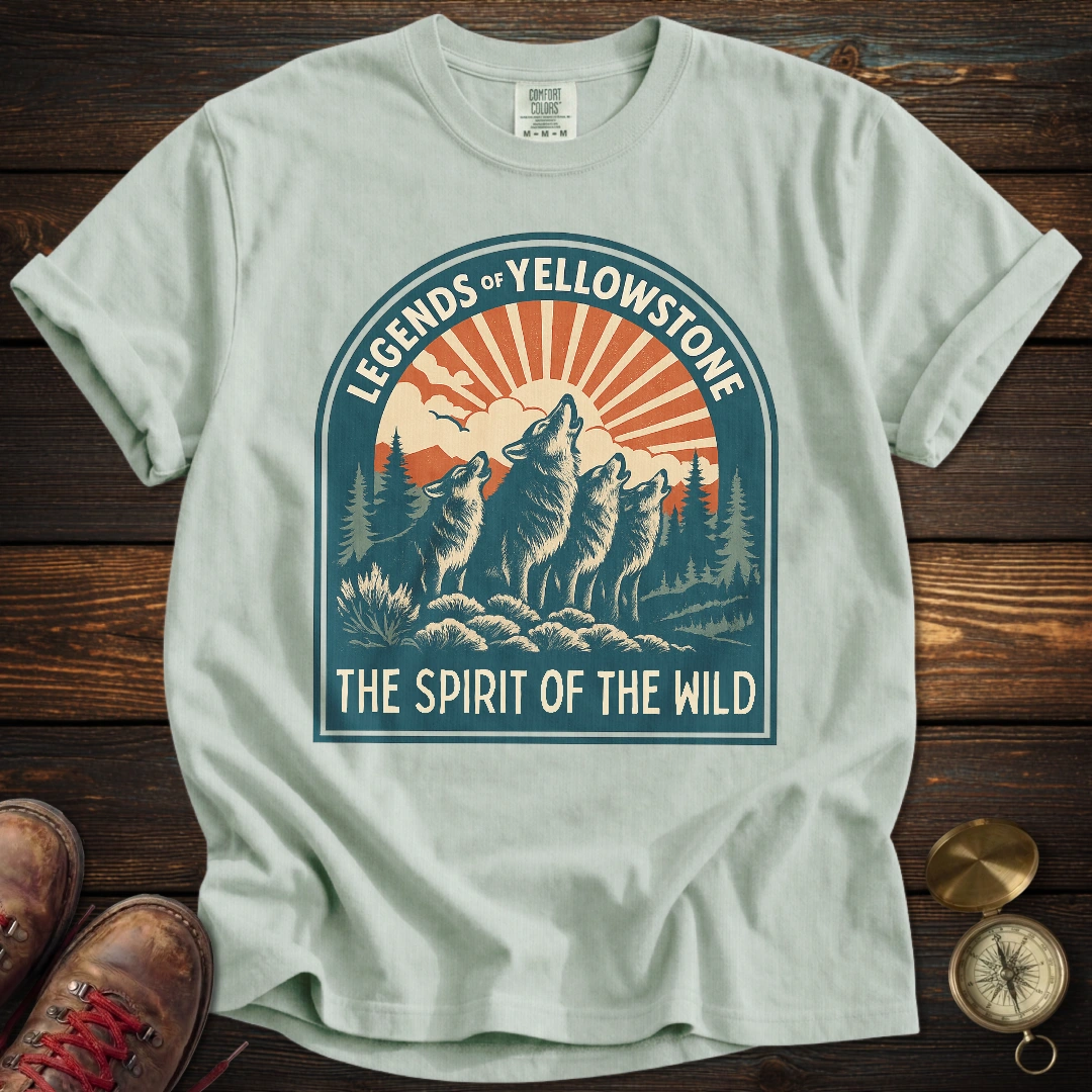 Legends of Yellowstone Wolf T-Shirt
