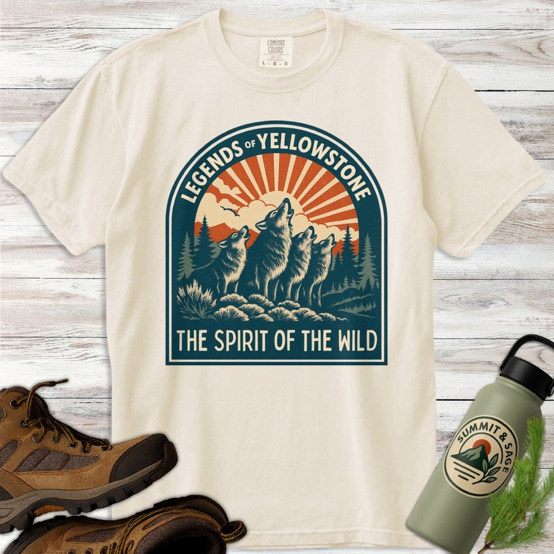Legends of Yellowstone Wolf T-Shirt