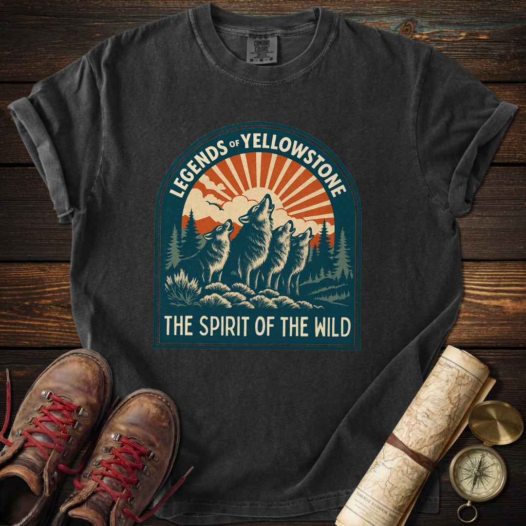 Legends of Yellowstone Wolf T-Shirt