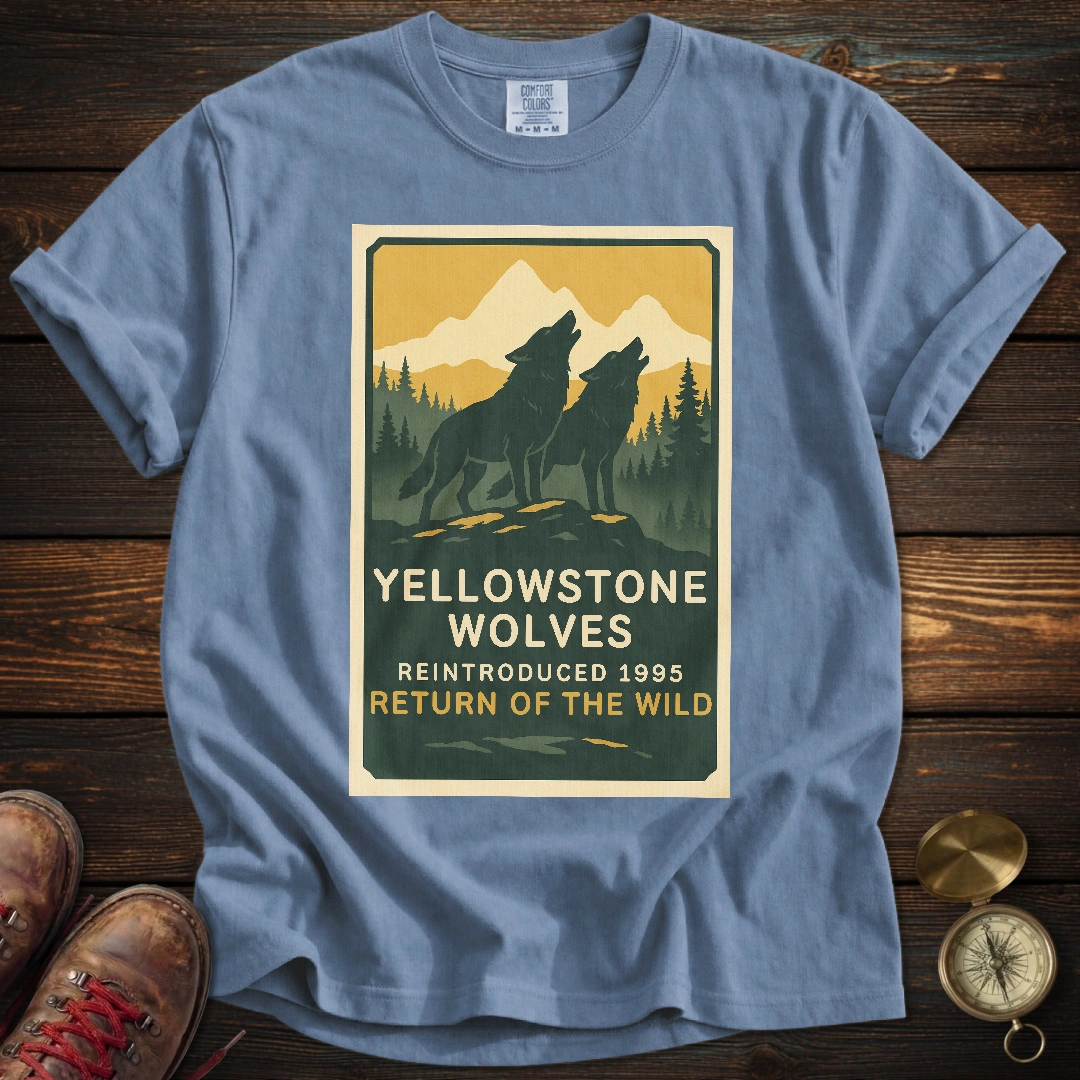 Yellowstone Wolves Reintroduced T-Shirt