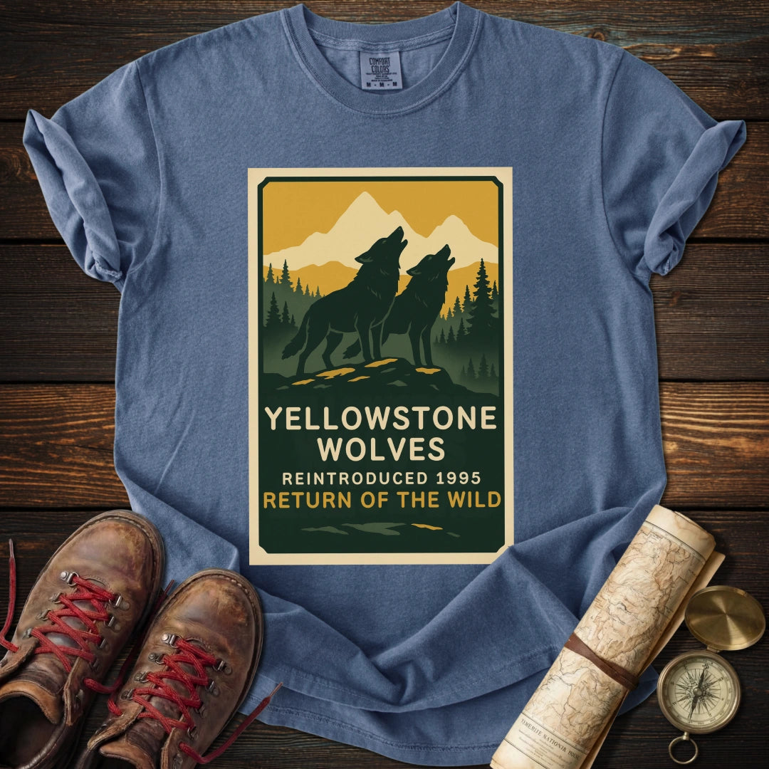 Yellowstone Wolves Reintroduced T-Shirt