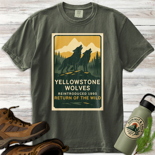 Yellowstone Wolves Reintroduced T-Shirt