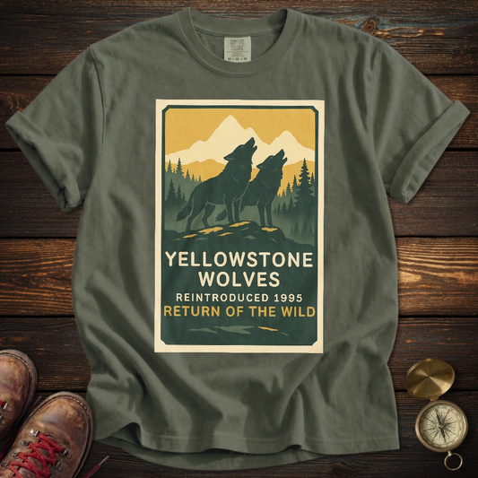 Yellowstone Wolves Reintroduced T-Shirt