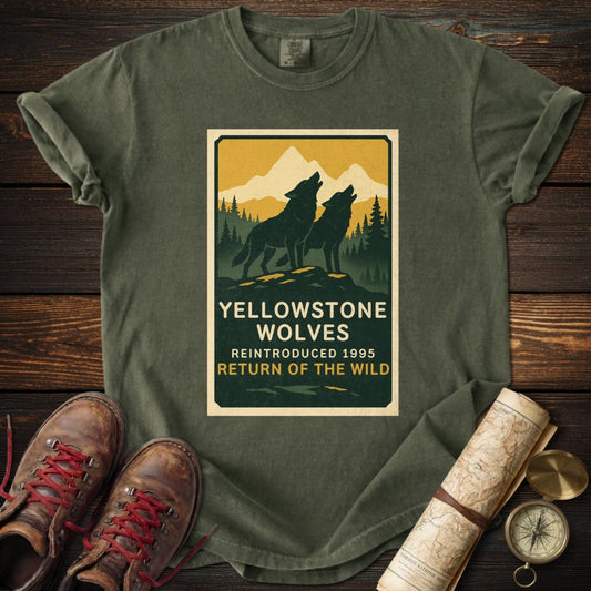 Yellowstone Wolves Reintroduced T-Shirt