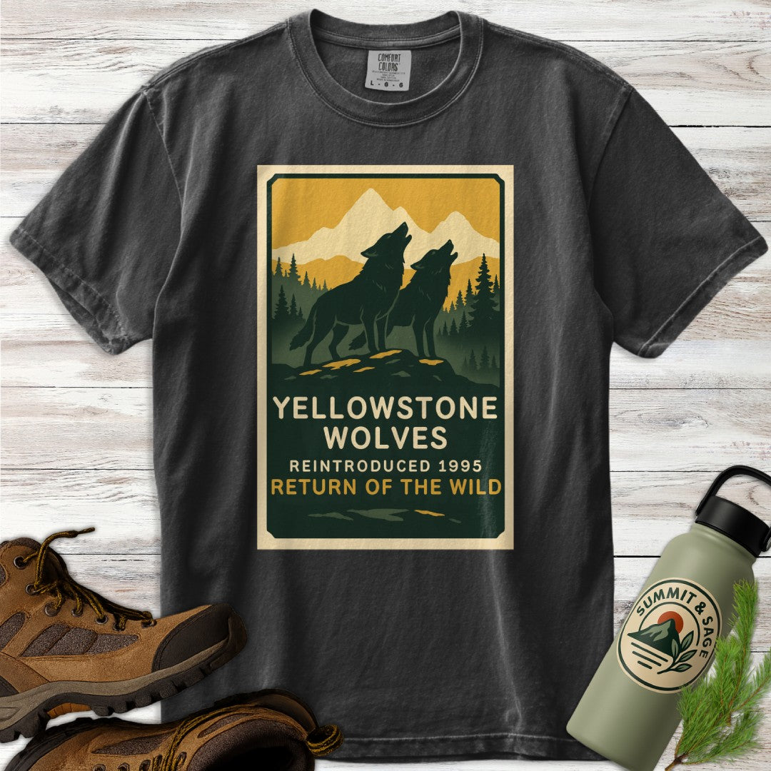 Yellowstone Wolves Reintroduced T-Shirt