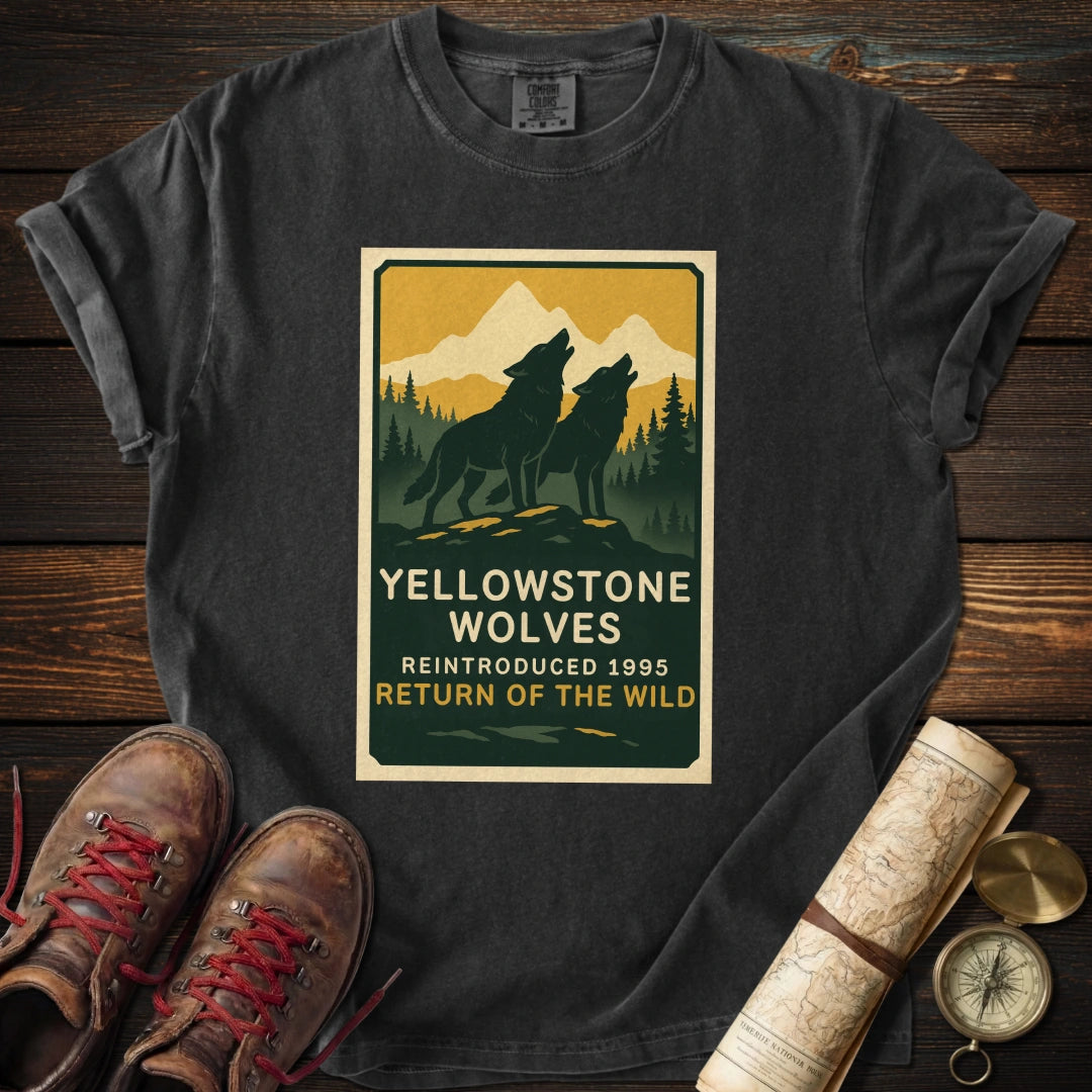 Yellowstone Wolves Reintroduced T-Shirt