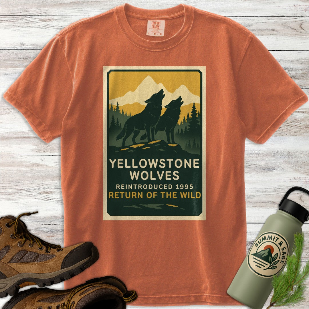 Yellowstone Wolves Reintroduced T-Shirt