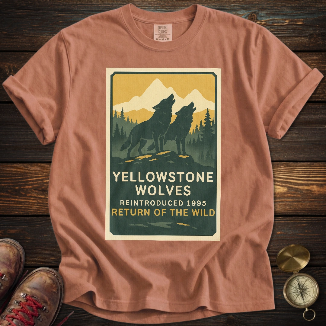 Yellowstone Wolves Reintroduced T-Shirt
