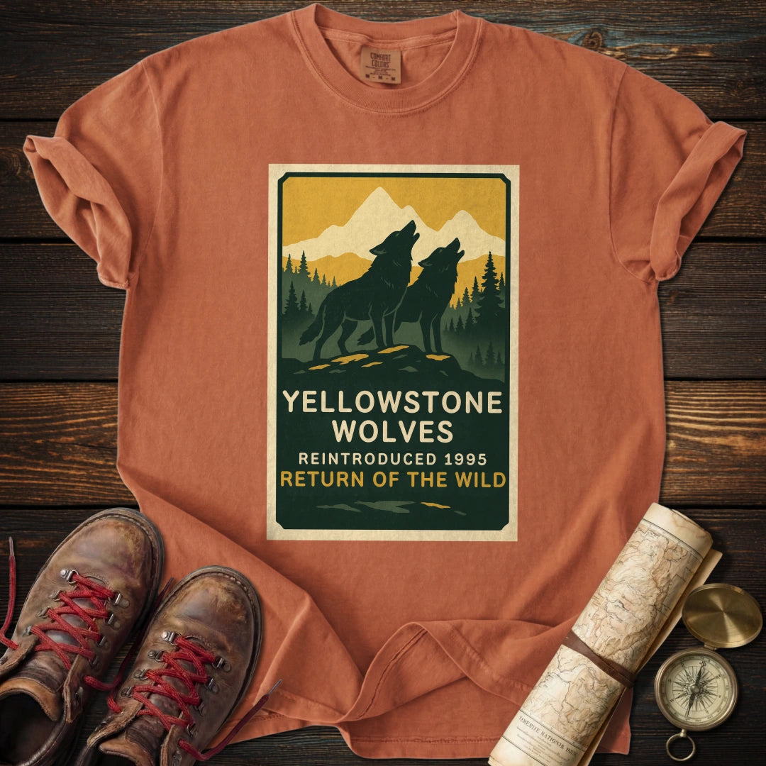 Yellowstone Wolves Reintroduced T-Shirt