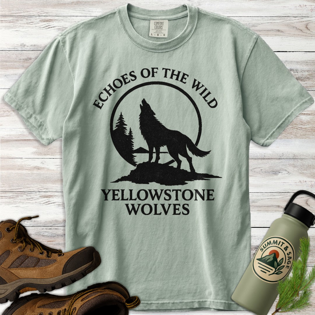 Yellowstone Wolf Silhouette T-Shirt
