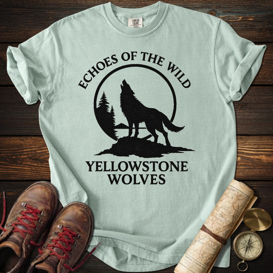 Yellowstone Wolf Silhouette T-Shirt