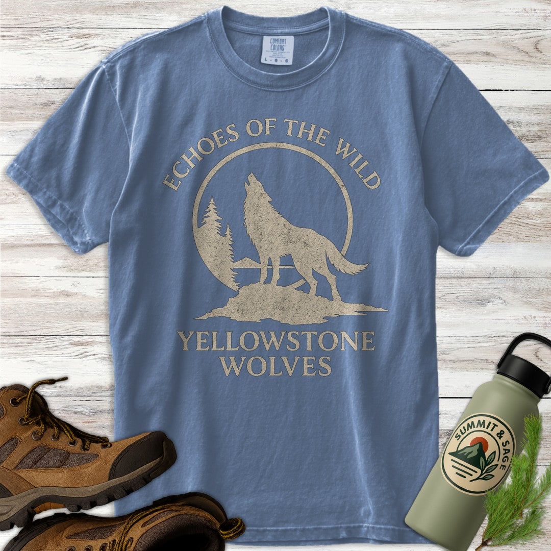 Yellowstone Wolf Silhouette T-Shirt