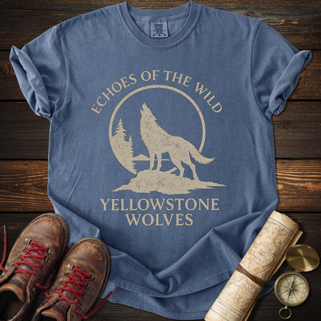 Yellowstone Wolf Silhouette T-Shirt