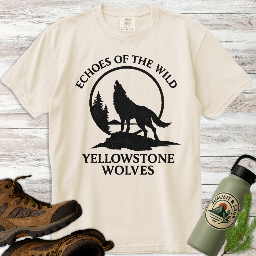 Yellowstone Wolf Silhouette T-Shirt
