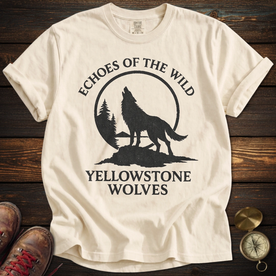 Yellowstone Wolf Silhouette T-Shirt