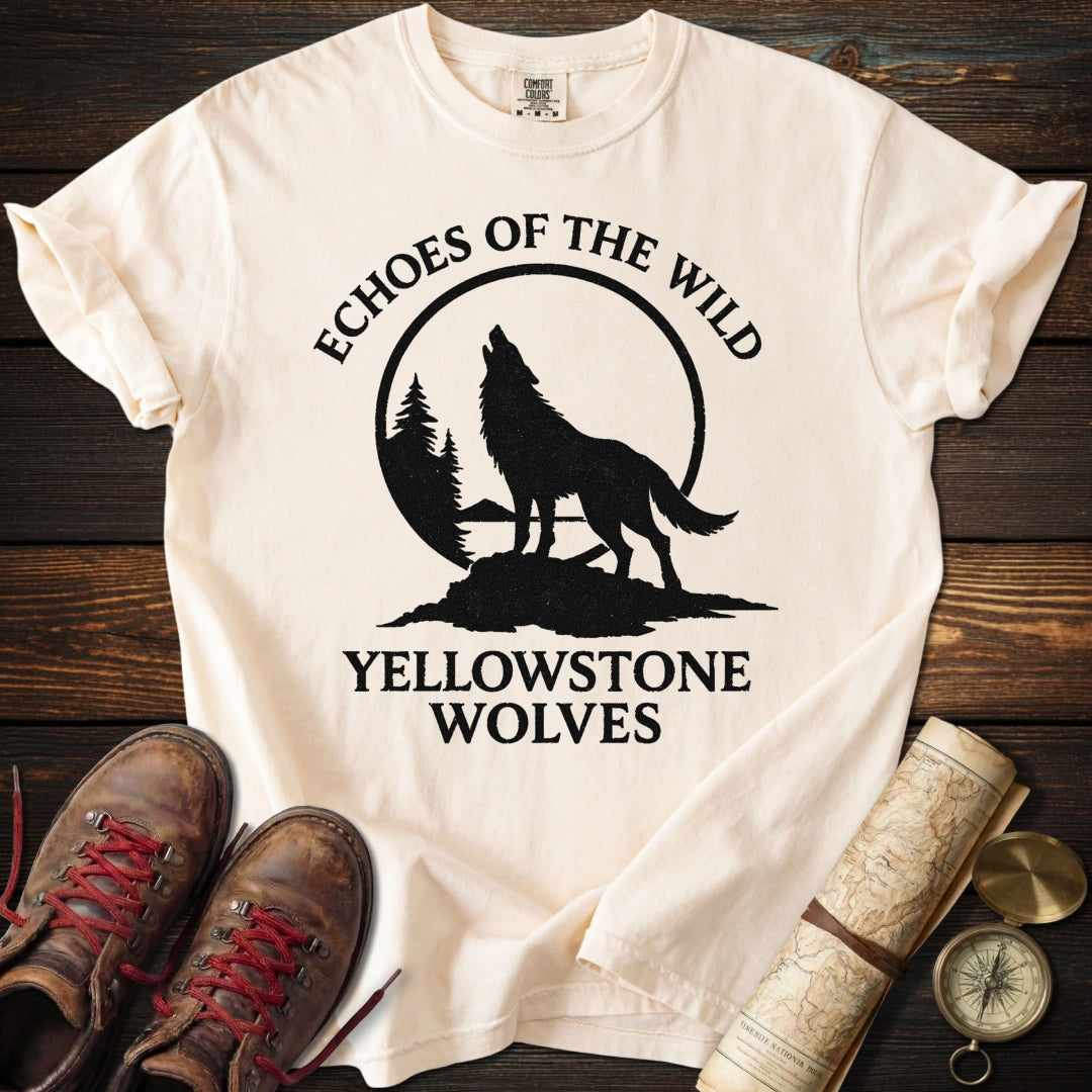 Yellowstone Wolf Silhouette T-Shirt