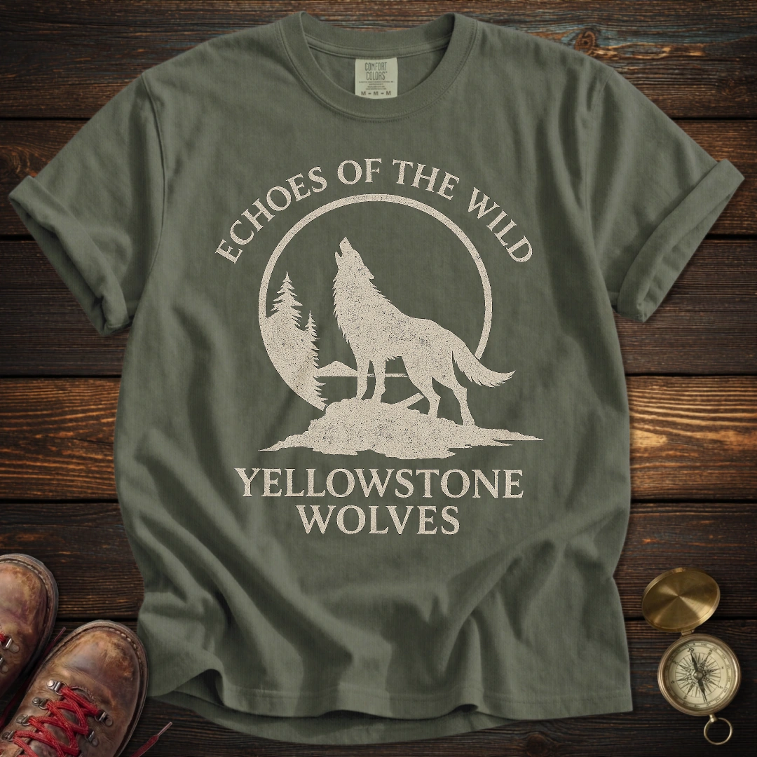 Yellowstone Wolf Silhouette T-Shirt