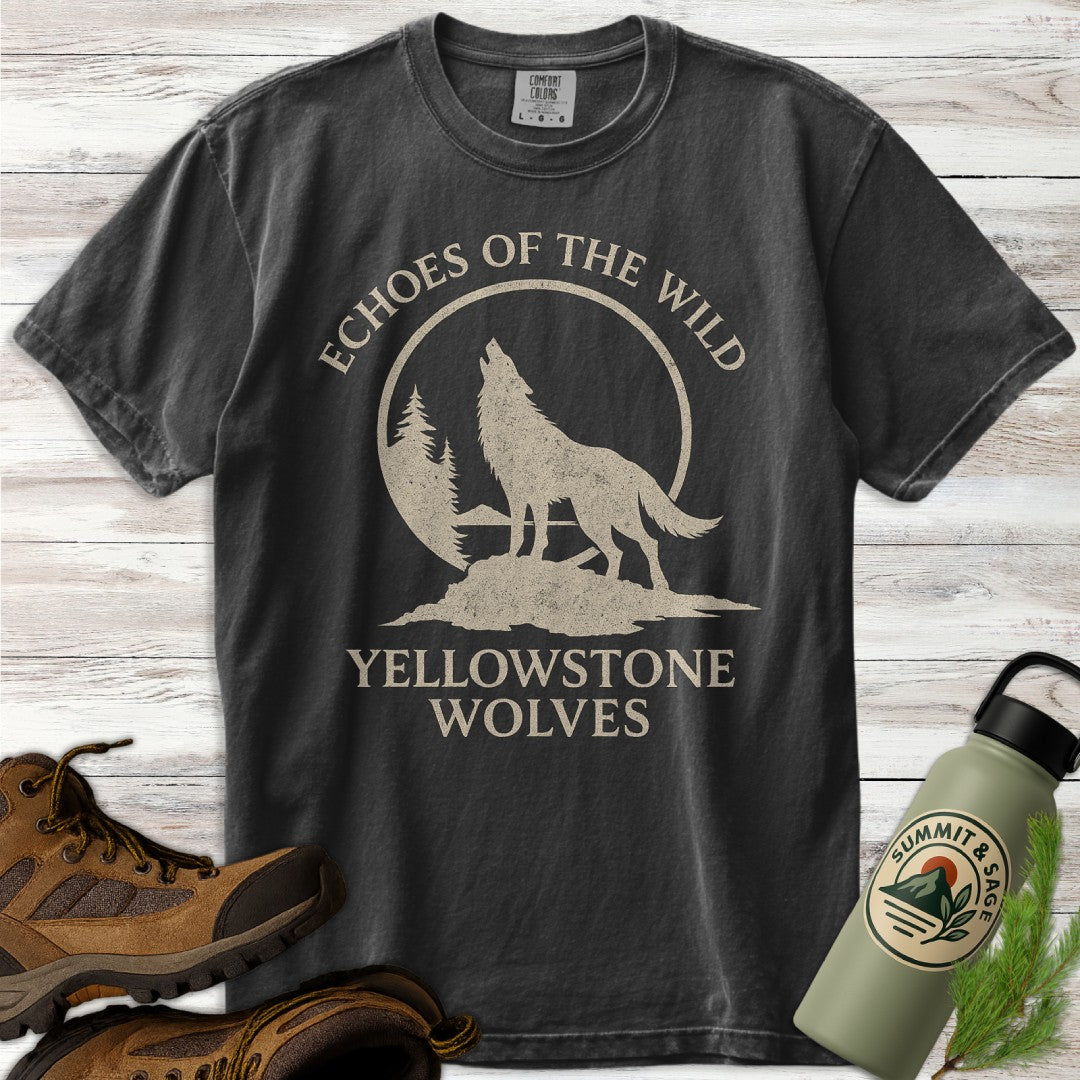Yellowstone Wolf Silhouette T-Shirt