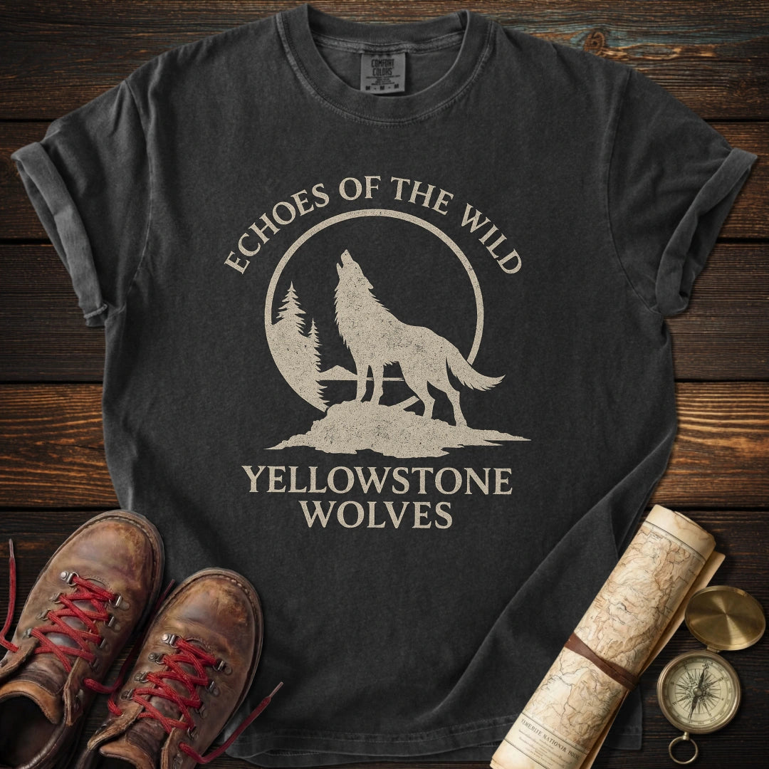 Yellowstone Wolf Silhouette T-Shirt
