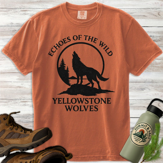 Yellowstone Wolf Silhouette T-Shirt