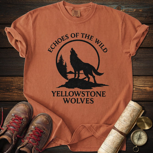 Yellowstone Wolf Silhouette T-Shirt