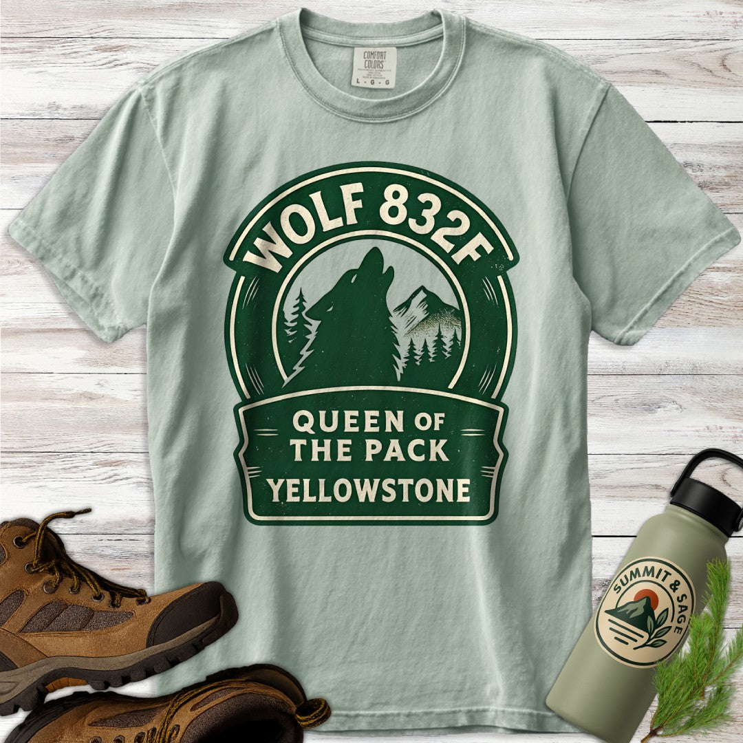 Wolf 832F Yellowstone Badge T-Shirt