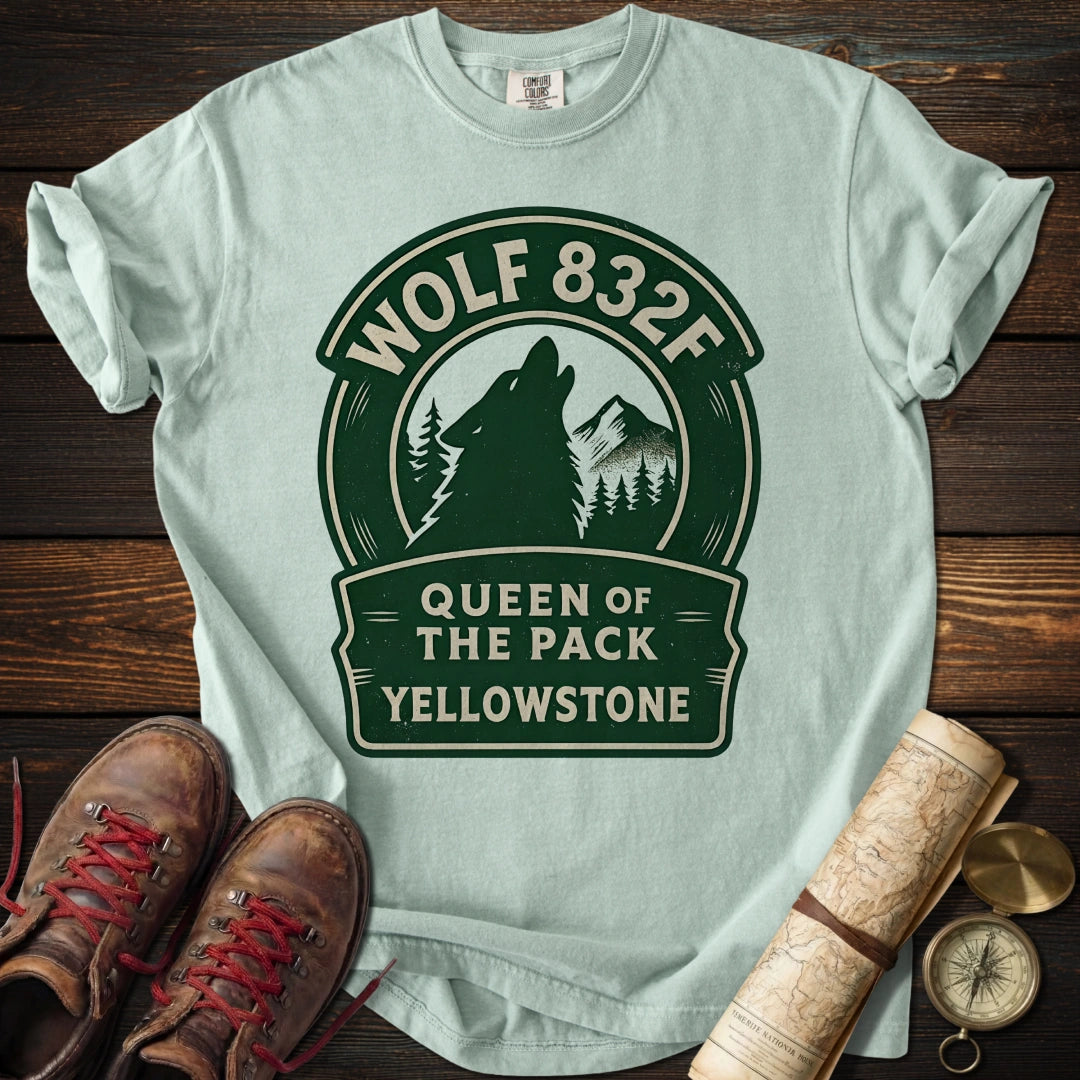 Wolf 832F Yellowstone Badge T-Shirt
