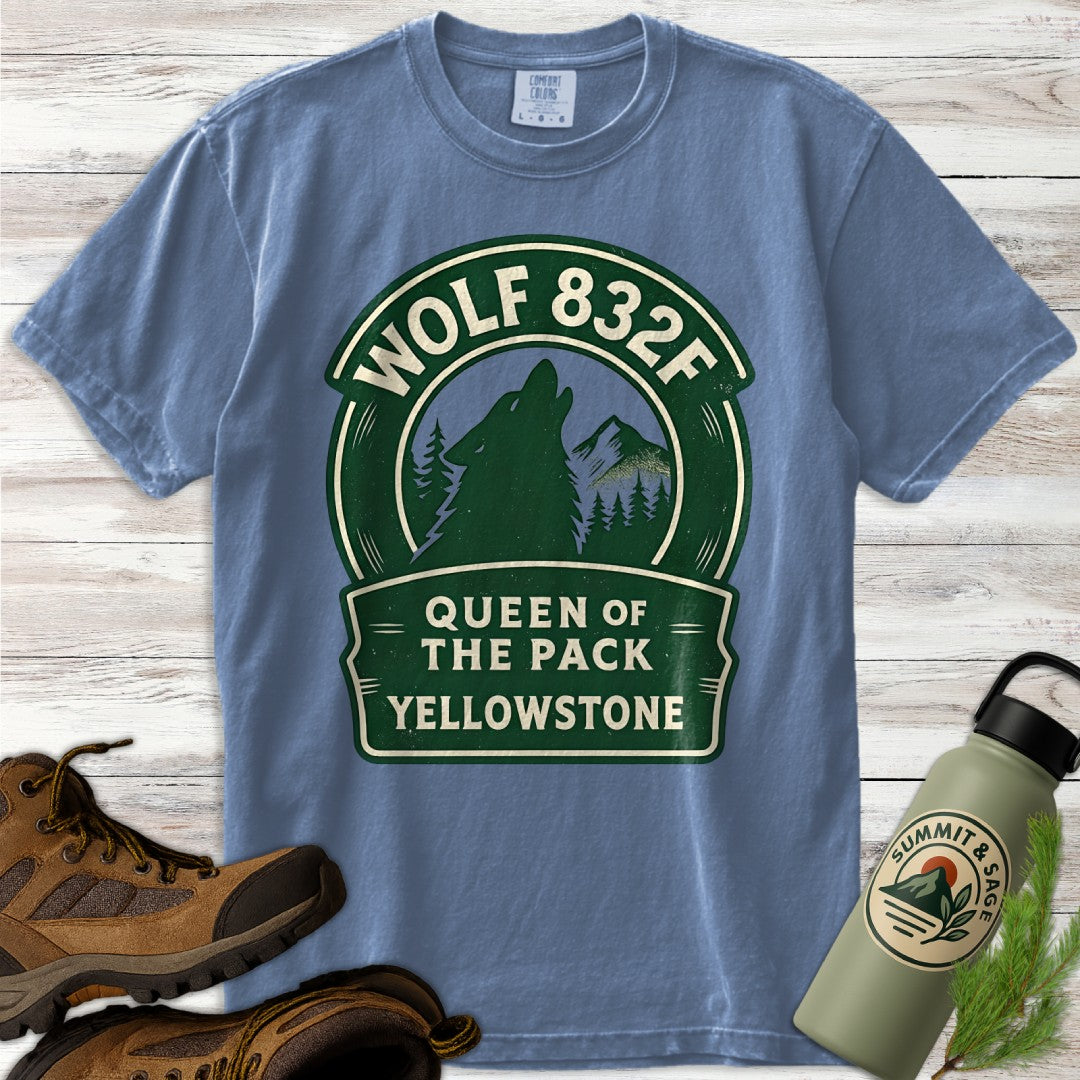 Wolf 832F Yellowstone Badge T-Shirt
