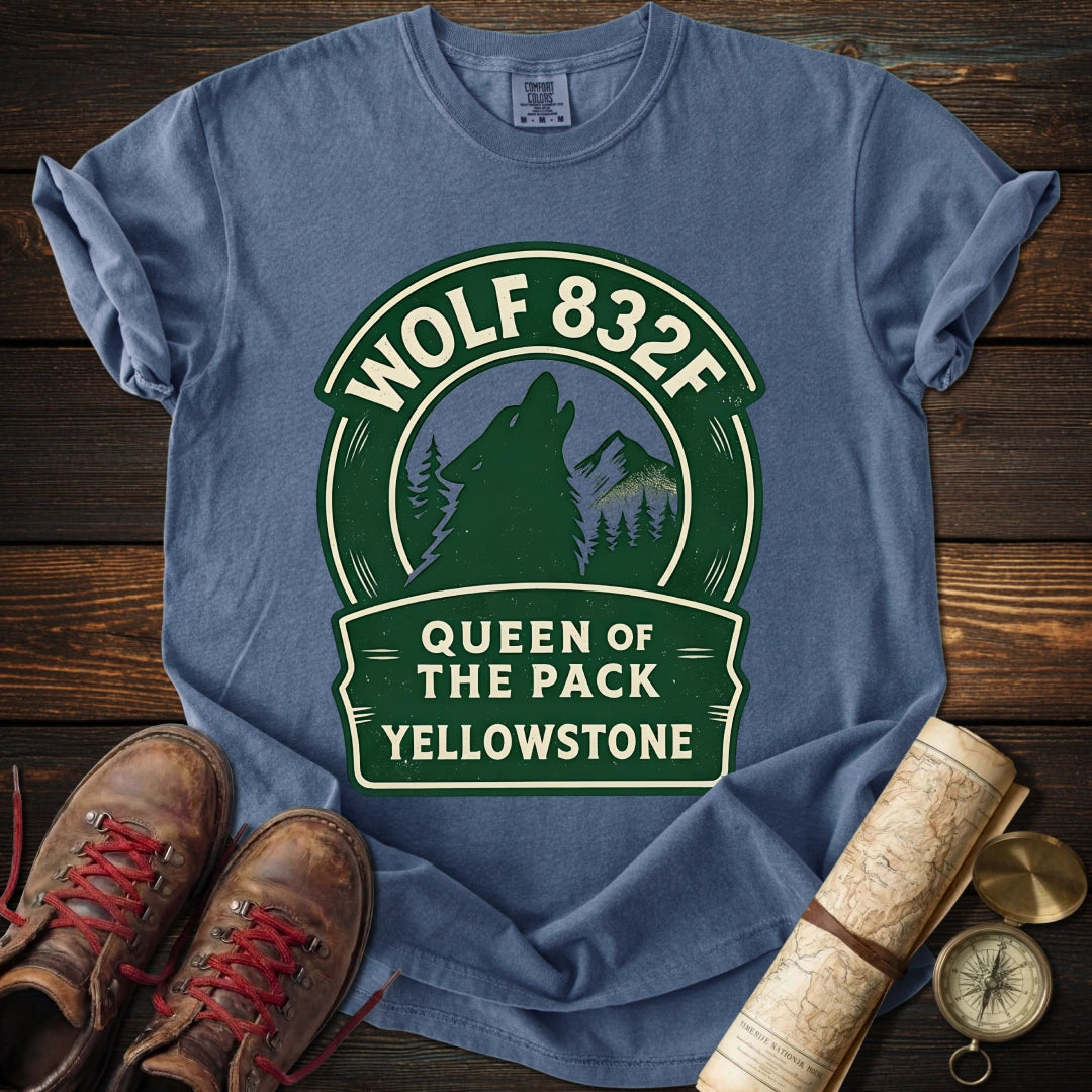 Wolf 832F Yellowstone Badge T-Shirt