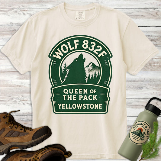 Wolf 832F Yellowstone Badge T-Shirt