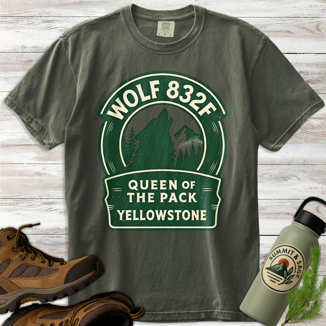 Wolf 832F Yellowstone Badge T-Shirt