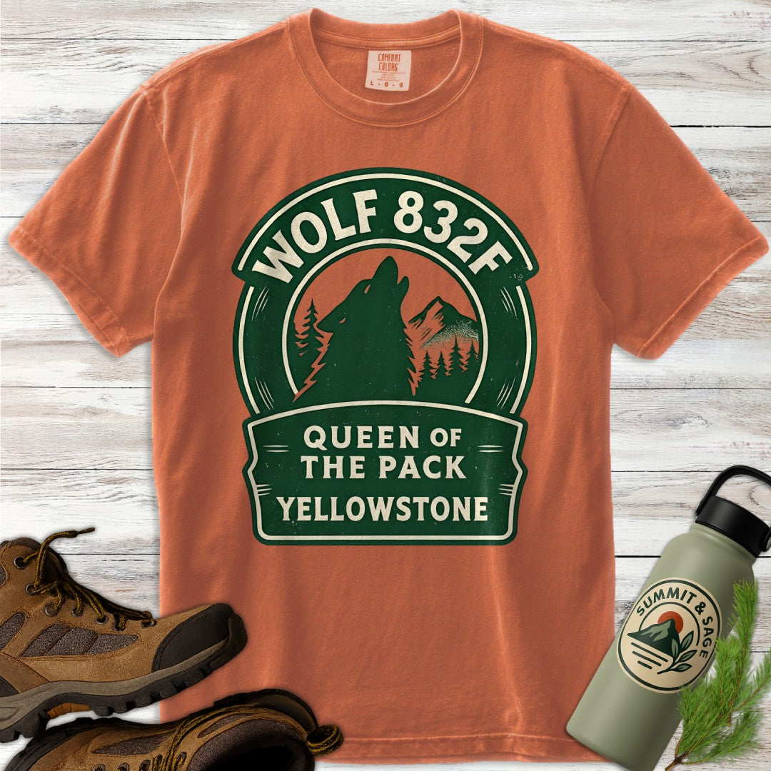 Wolf 832F Yellowstone Badge T-Shirt
