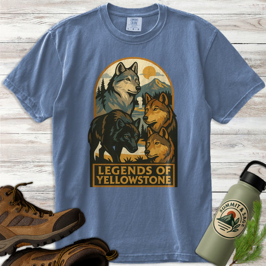Legends of Yellowstone Wolf T-Shirt