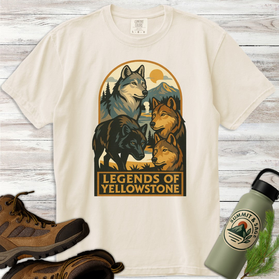 Legends of Yellowstone Wolf T-Shirt