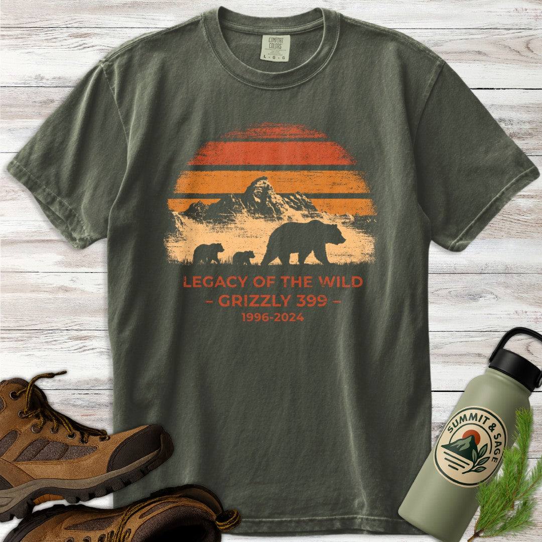 Grizzly 399 Retro Sunset T-Shirt