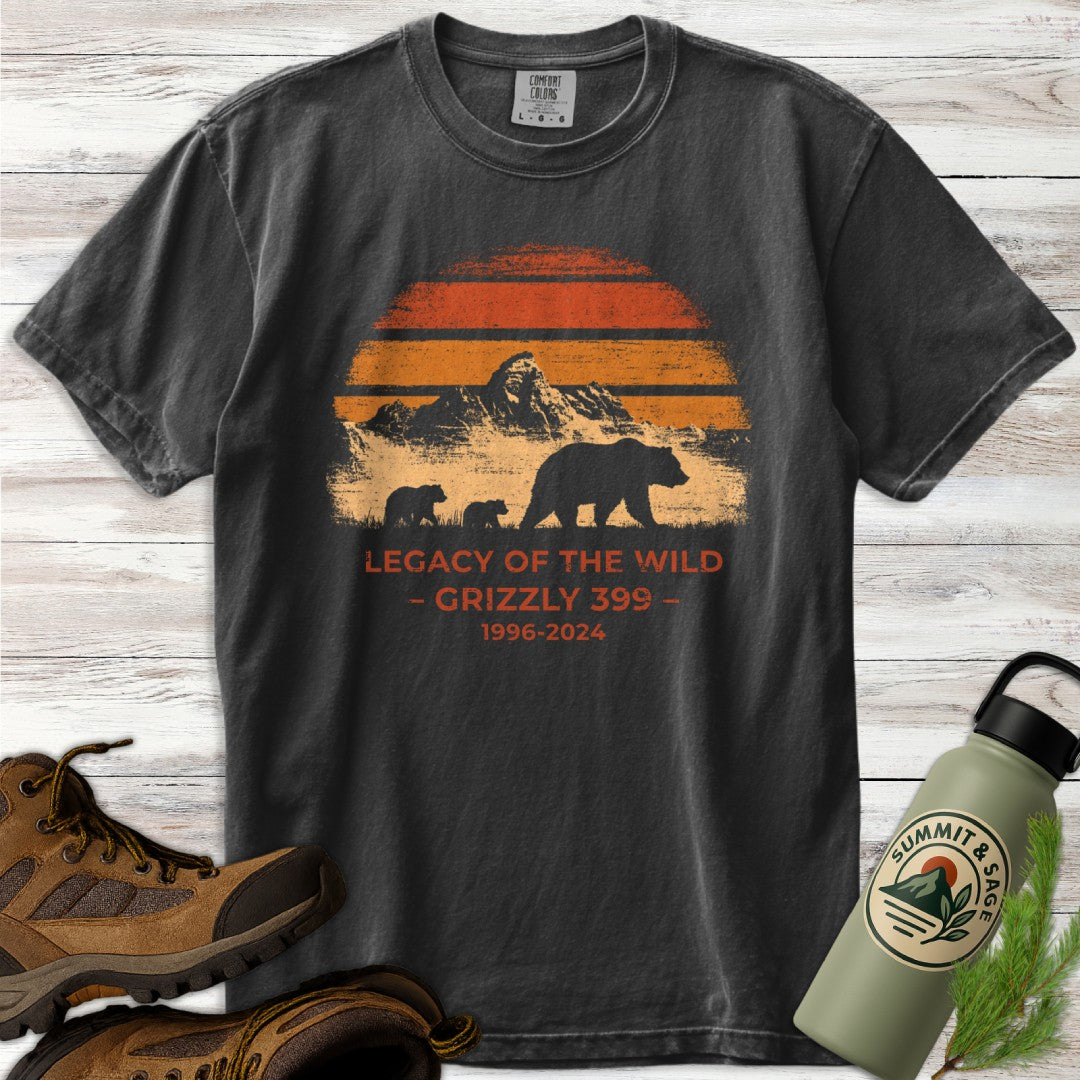 Grizzly 399 Retro Sunset T-Shirt