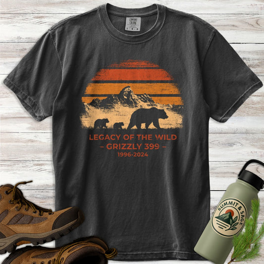 Grizzly 399 Retro Sunset T-Shirt