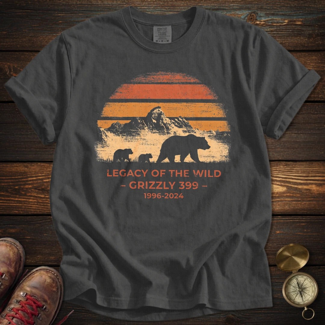 Grizzly 399 Retro Sunset T-Shirt