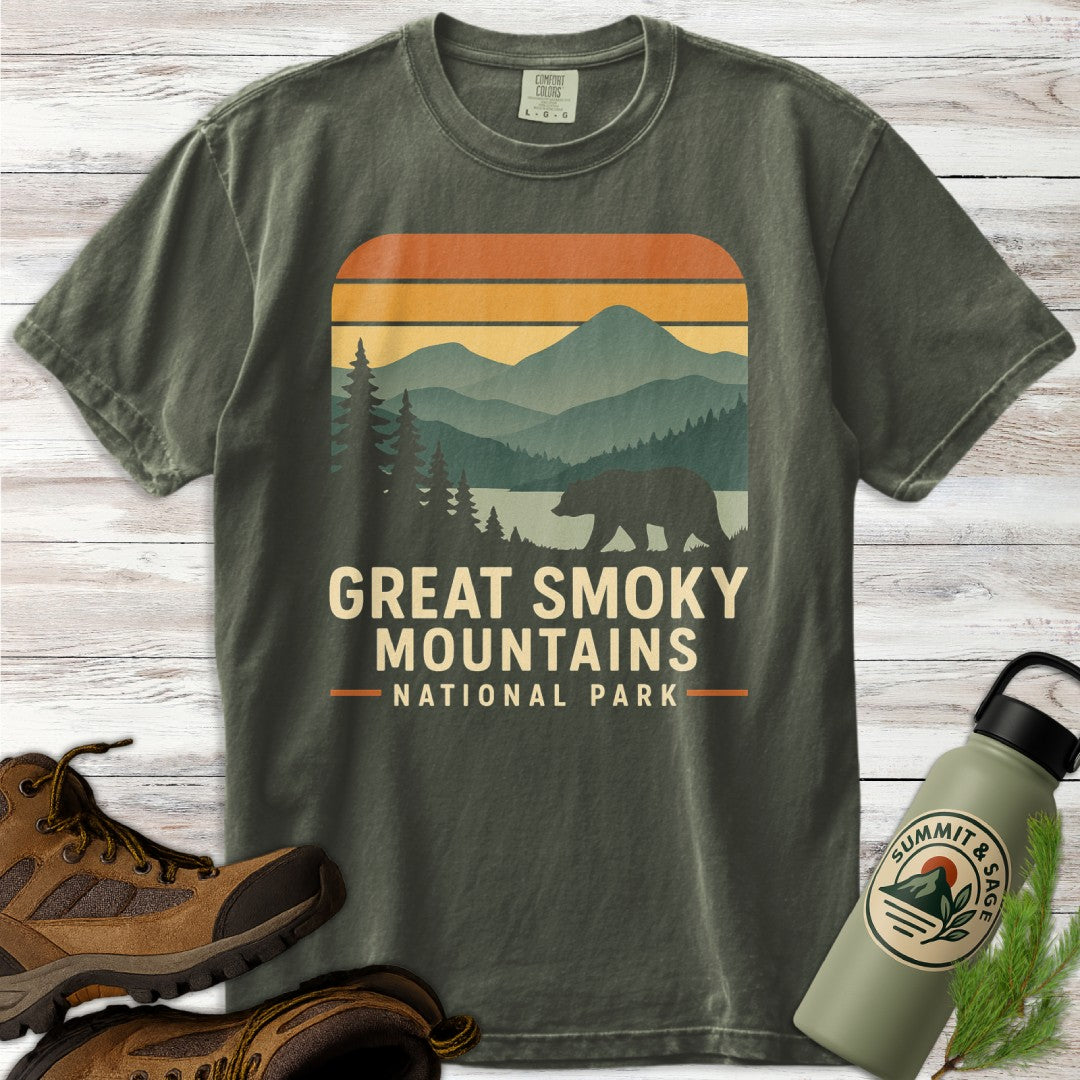 Retro Great Smoky Mountains T-Shirt
