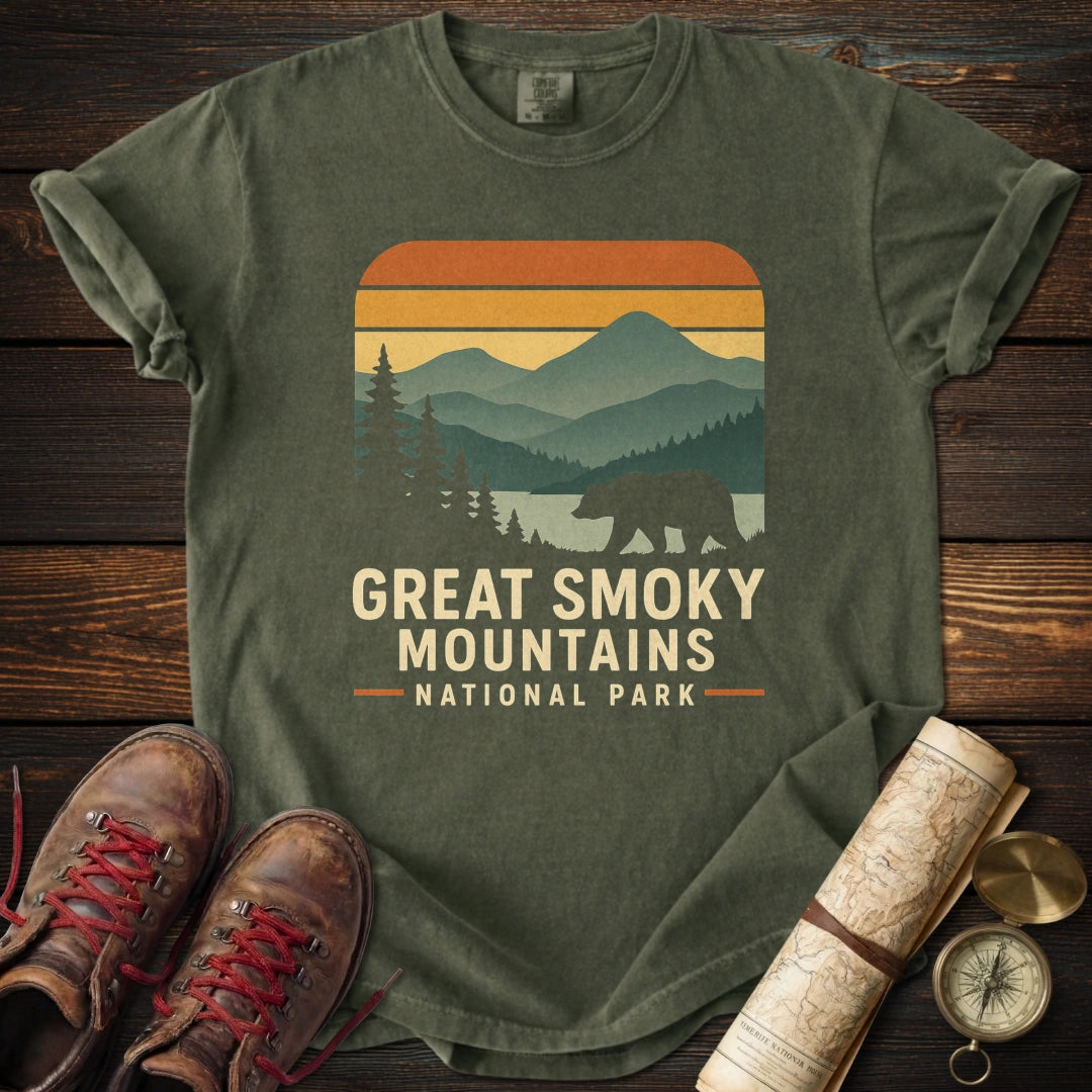 Retro Great Smoky Mountains T-Shirt