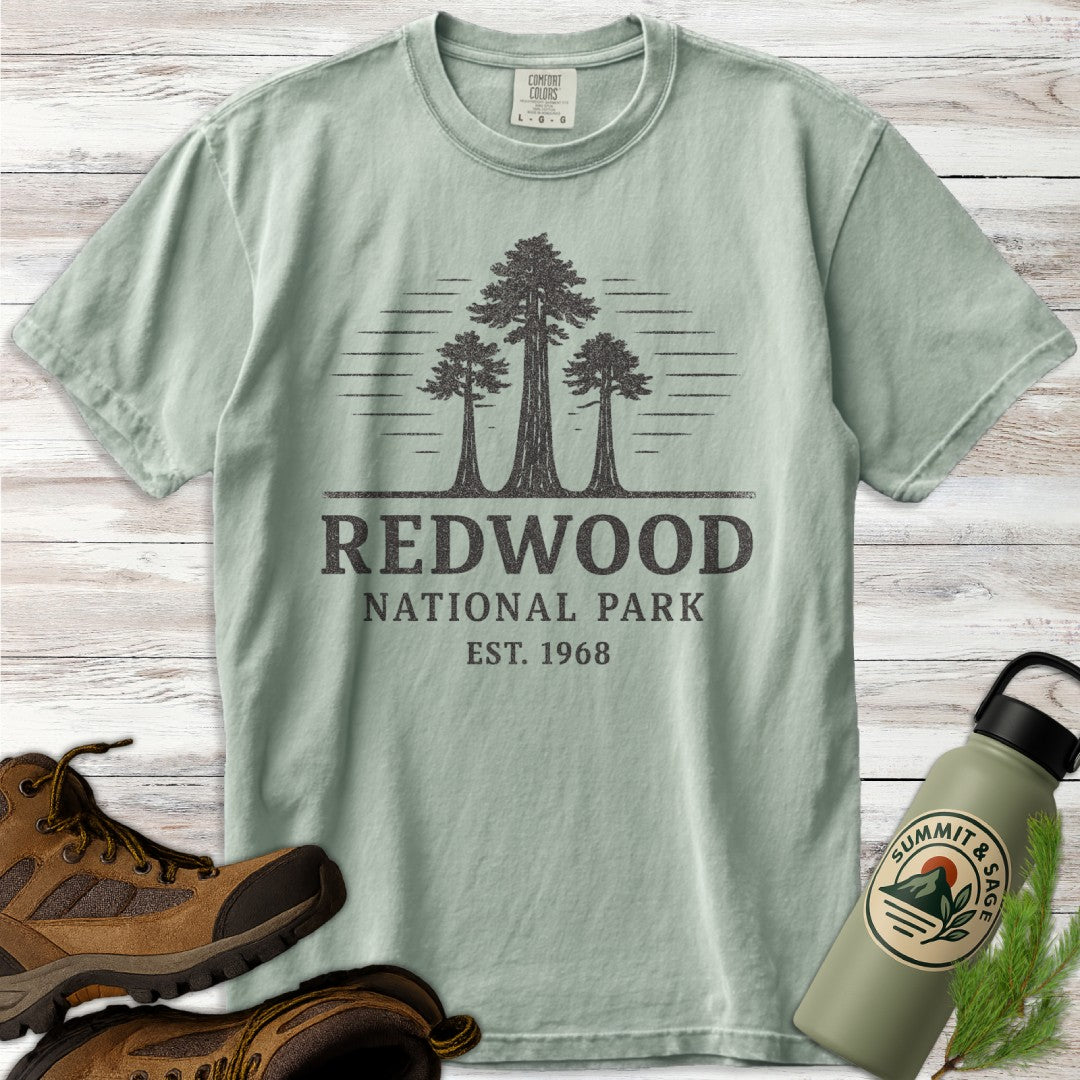 Vintage Redwood Park Distressed T-Shirt