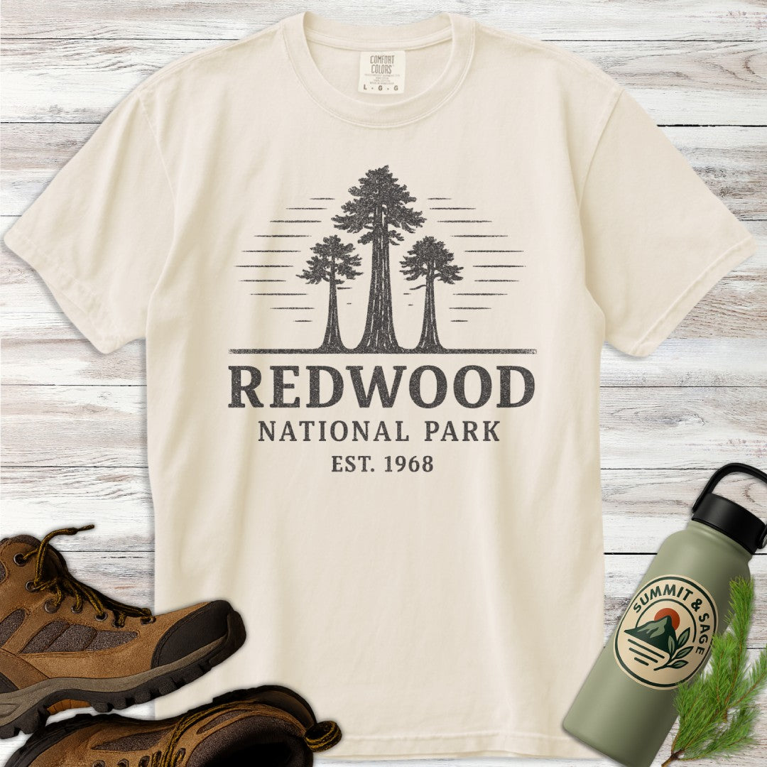 Vintage Redwood Park Distressed T-Shirt
